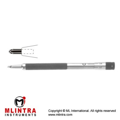 Diamond Step Knife 10-Facet Cutting Edge Stainless Steel, 12 cm - 4 3/4" Width 1.0 mm